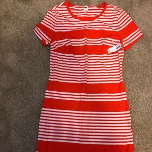 Orange and White Old Navy Dress